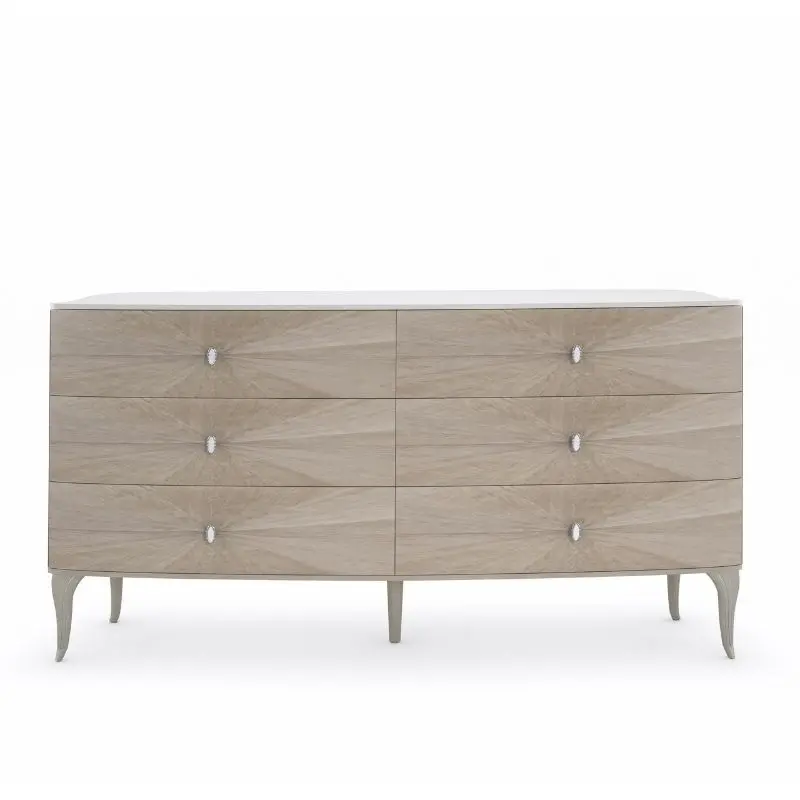 Caracole LILLIAN 放射拼木六抽斗櫃 Contemporary Luxury 精品主臥家具 Caracole LILLIAN 放射拼木六抽斗櫃 Contemporary Luxury 精品主臥家具
