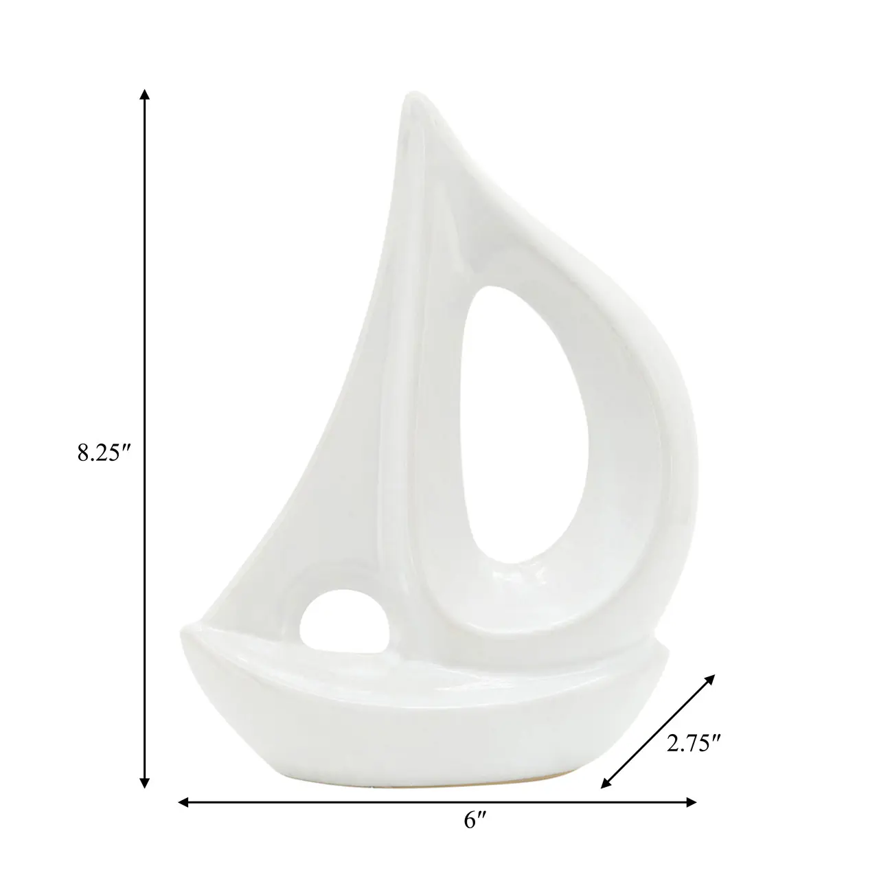 SAILBOAT 擺飾 / 陶瓷帆船 21cm