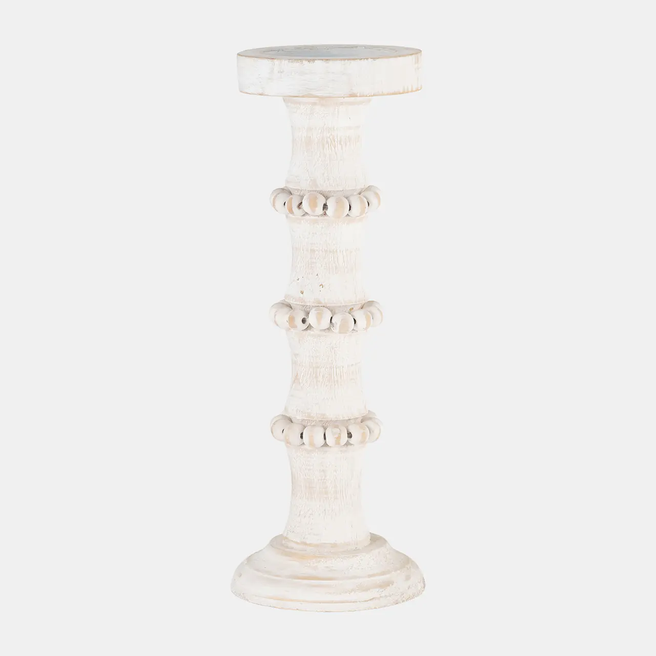 ANTIQUE 燭台 / 仿舊白 16cm