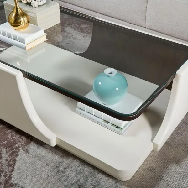 BLANC 大茶几 玻璃桌面