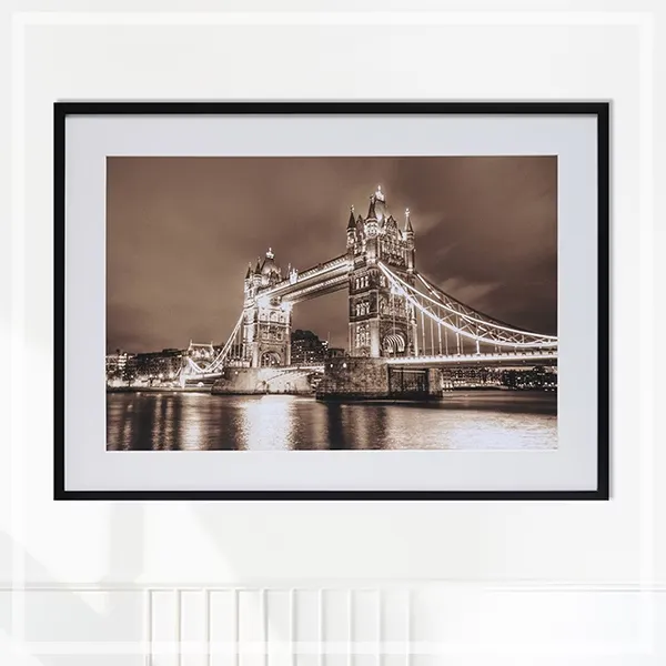 FORTUNE  有框畫 倫敦塔橋Tower Bridge夜景