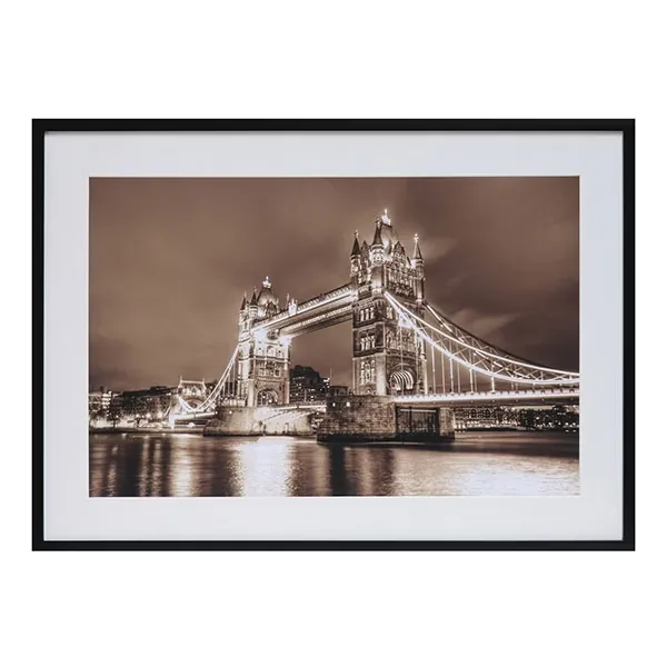 FORTUNE  有框畫 倫敦塔橋Tower Bridge夜景