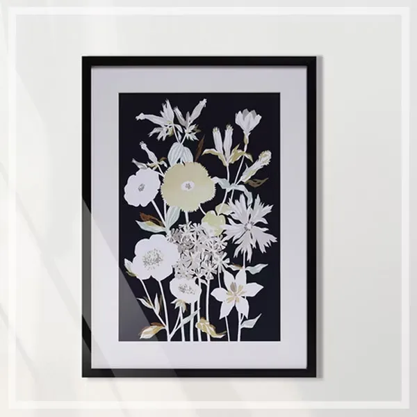 FORTUNE  有框畫 午夜的花卉