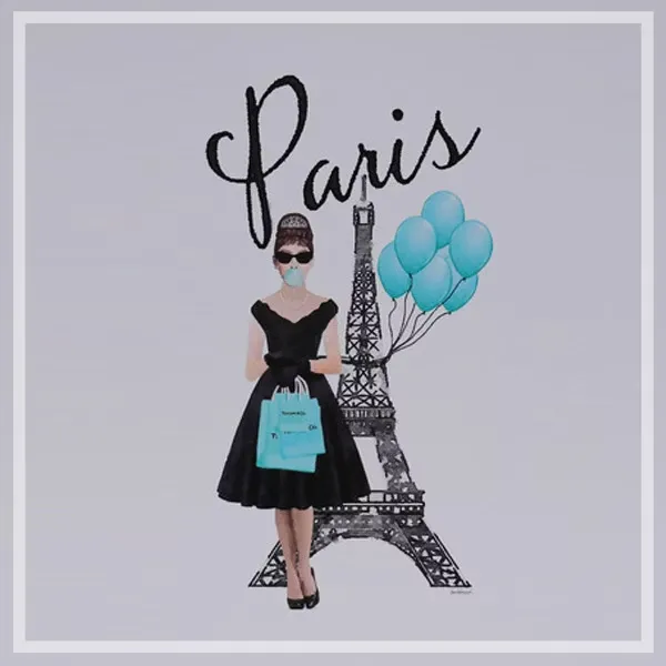 FORTUNE  有框畫 巴黎和仕女