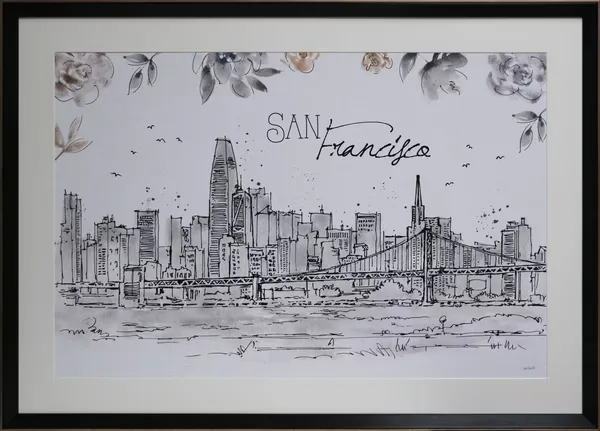 FL-AS50097MU0 FORTUNE  有框畫 舊金山