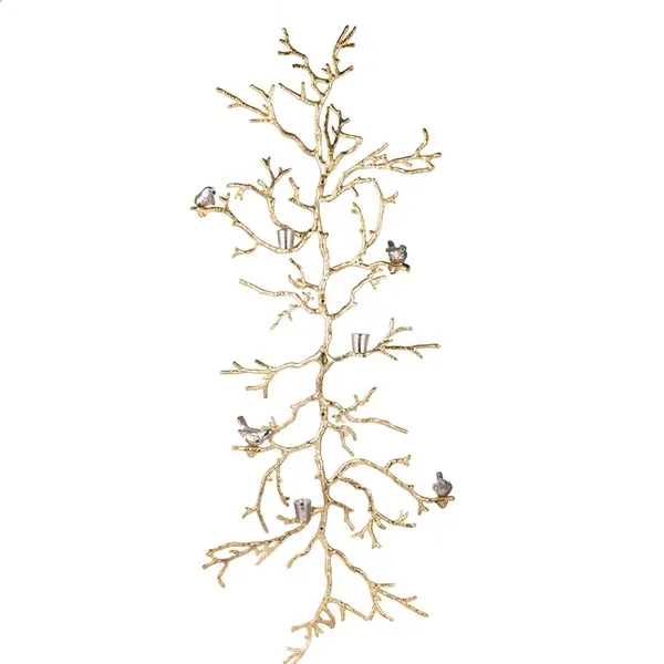 ATELIER 壁飾附燭台/金