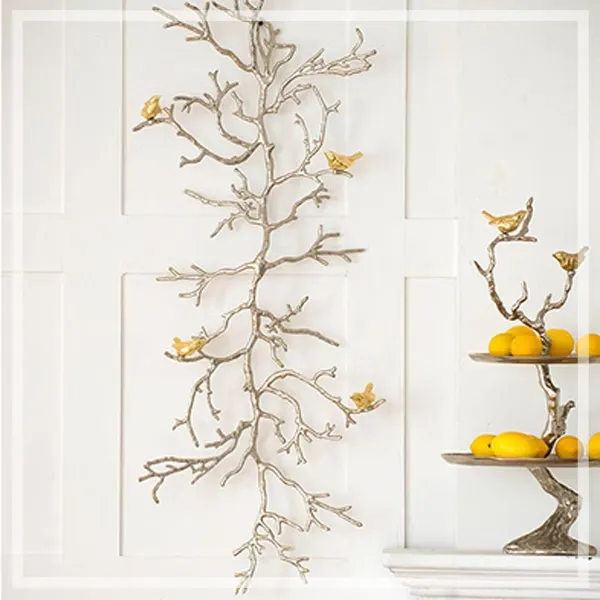 FL-EG-70044GO0-2 ATELIER 壁飾附燭台/金