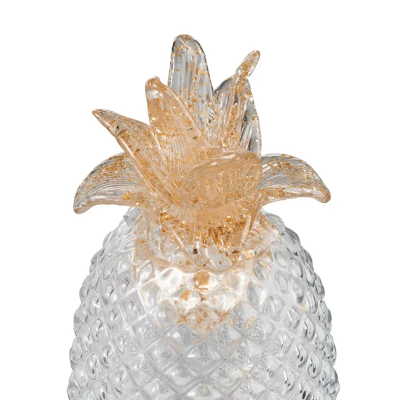 PINEAPPLE 玻璃飾品 鳳梨附LED  大