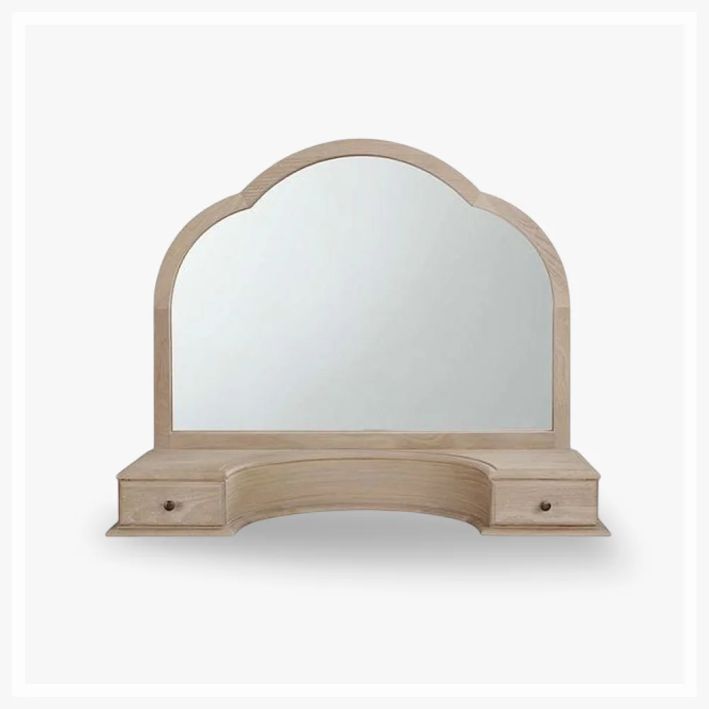 DEAN 化妝鏡附抽屜  古典氣息可愛宜人