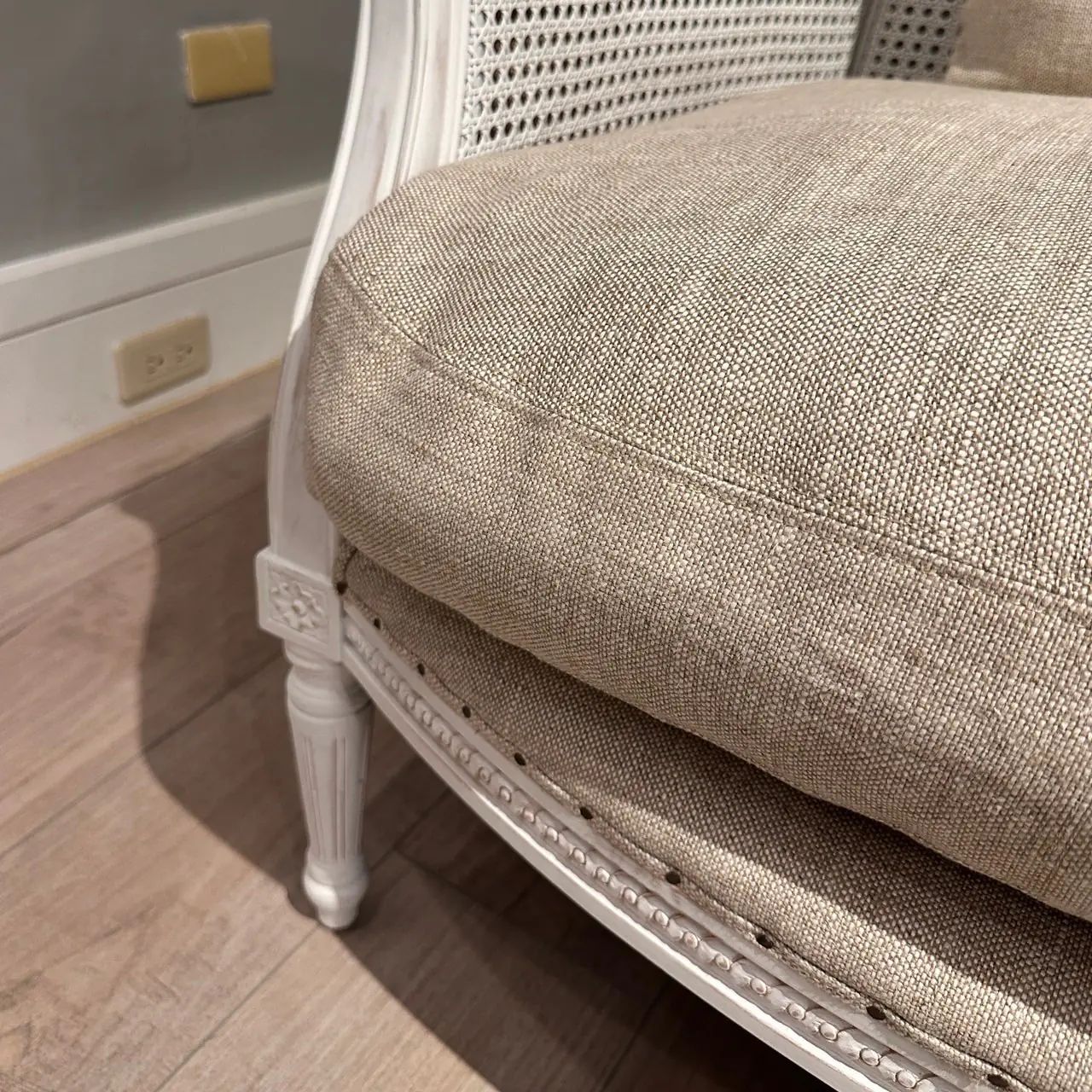 WALLACE 莊園藤編沙發/三人座 亞麻色 D0605