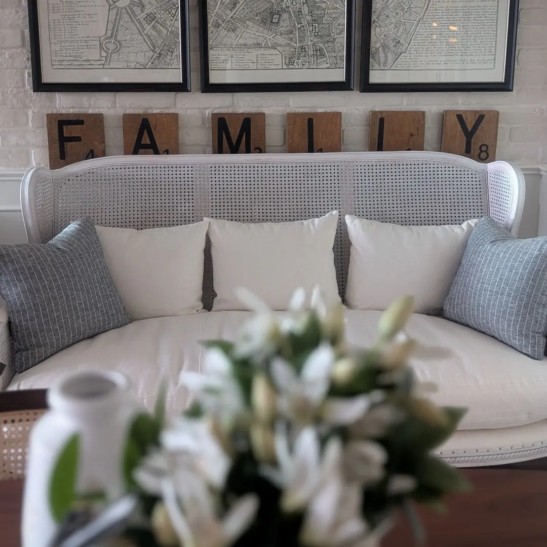 FL-LC-10017WH0 WALLACE 莊園藤編沙發/三人座 C1378(20) 亞麻白