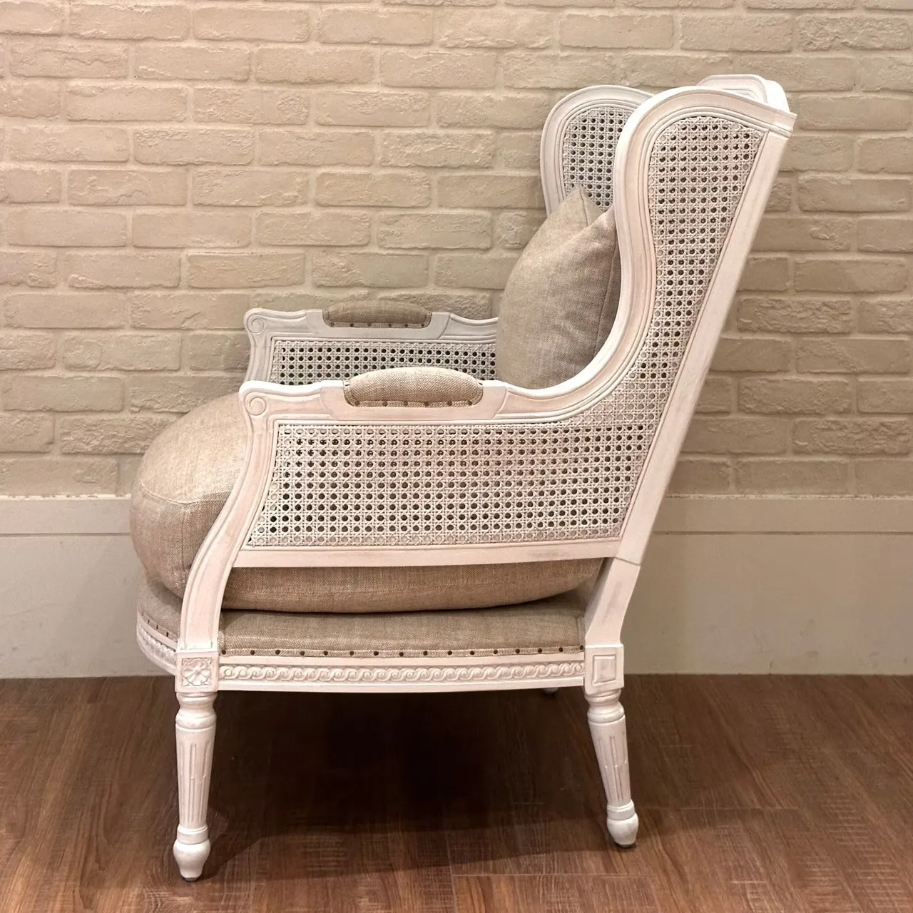 WALLACE 單人藤椅/亞麻色 D0605