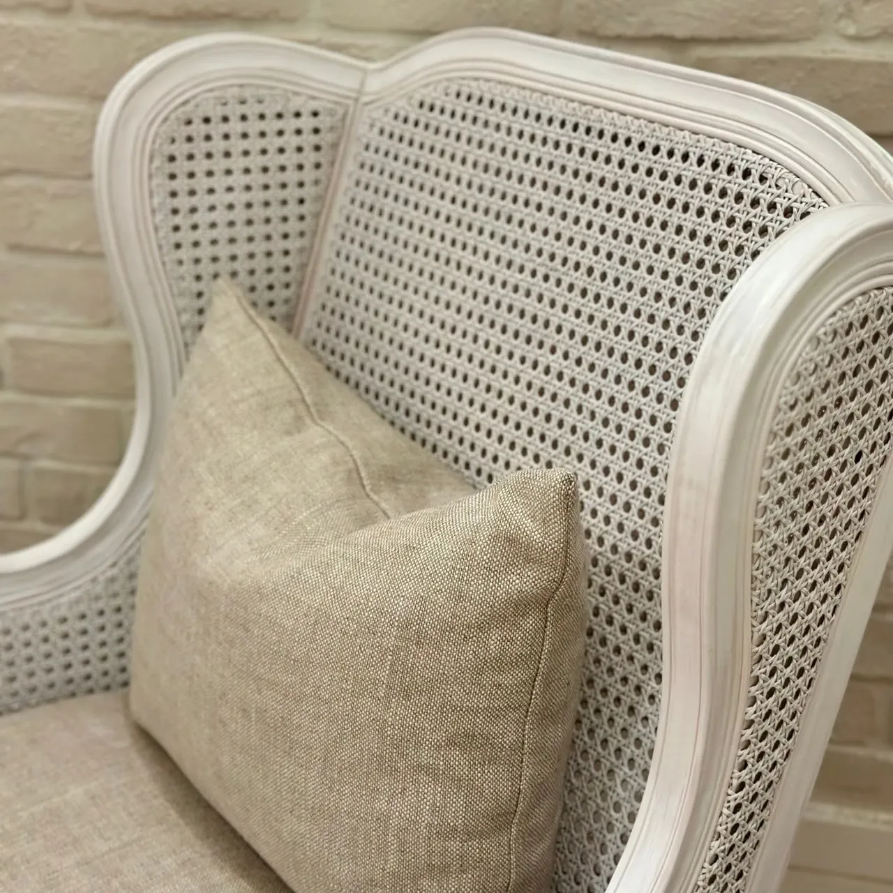 WALLACE 單人藤椅/亞麻色 D0605