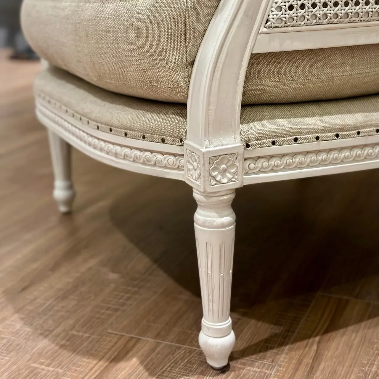 WALLACE 單人藤椅/亞麻色 D0605