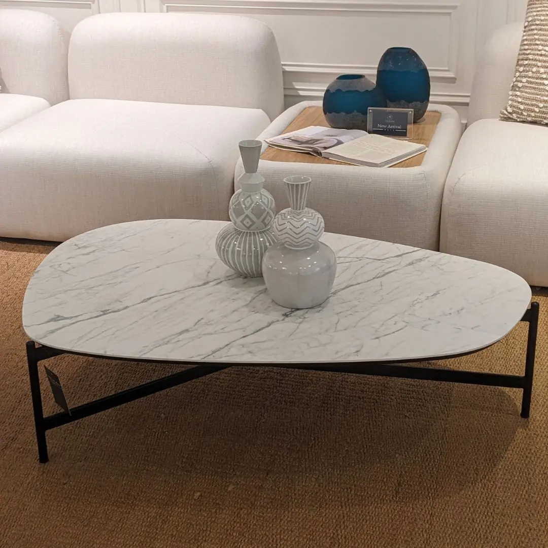 PEBBLES大茶几/卡拉拉白
