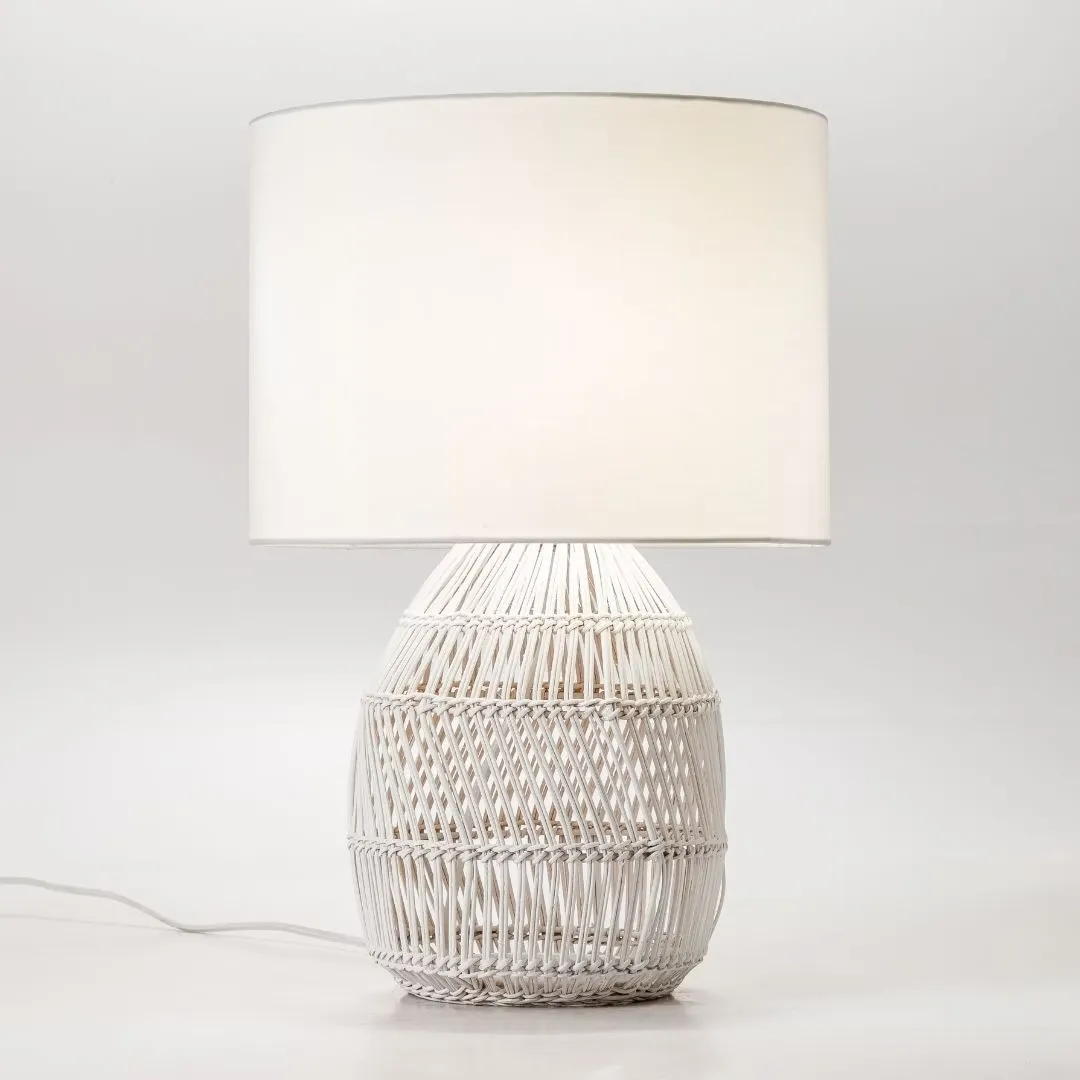 MANILA 桌燈 藤編度假風