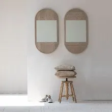 NAHANT-鏡子 NAHANT 鏡子 木色