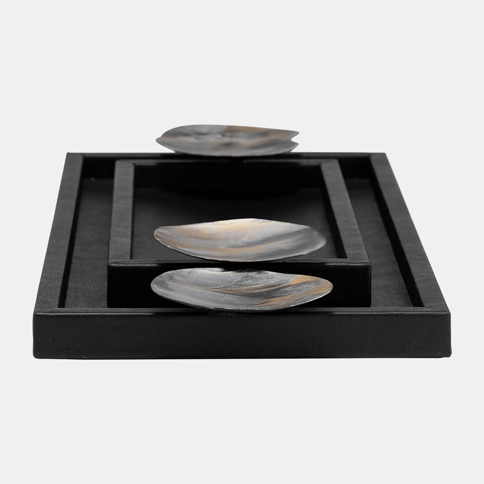 GRAIN 托盤 / 石紋造型把手 2件組