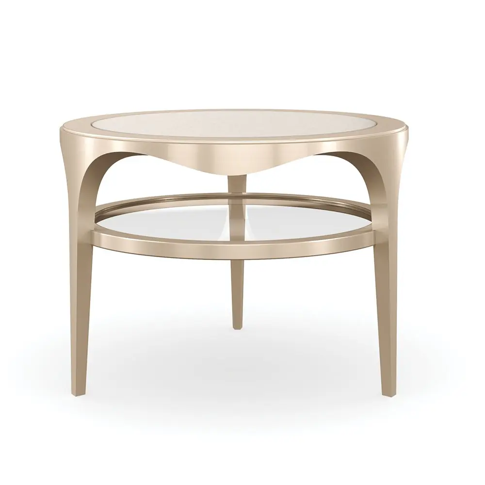 邊桌 圓/銀杏 小