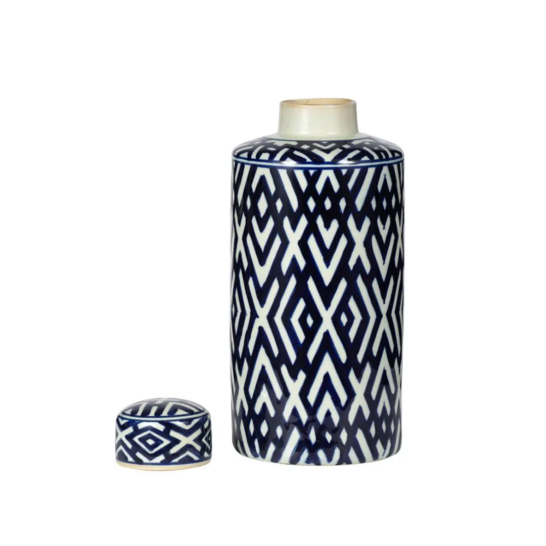 青花瓷罐/2件組