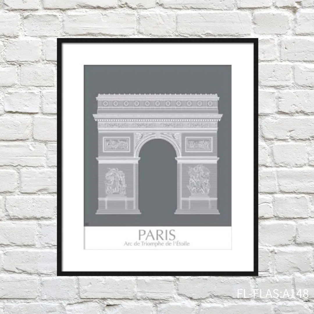 scimgCJMdOb FORTUNE  有框畫 PARIS Arc de triomphe de l'Étoile 凱旋門