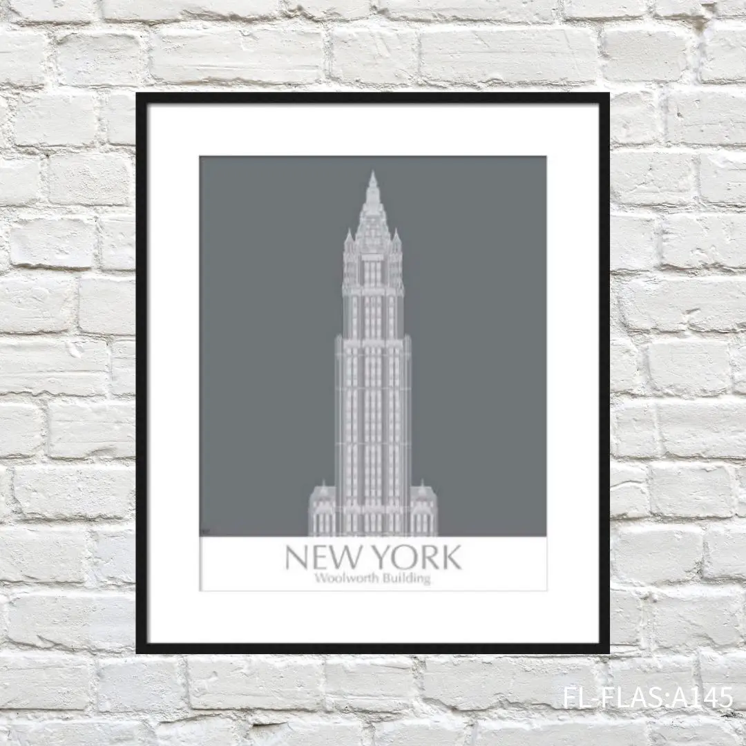scimgOCyT70 FORTUNE  有框畫 NEW YORK  Woolworth Building