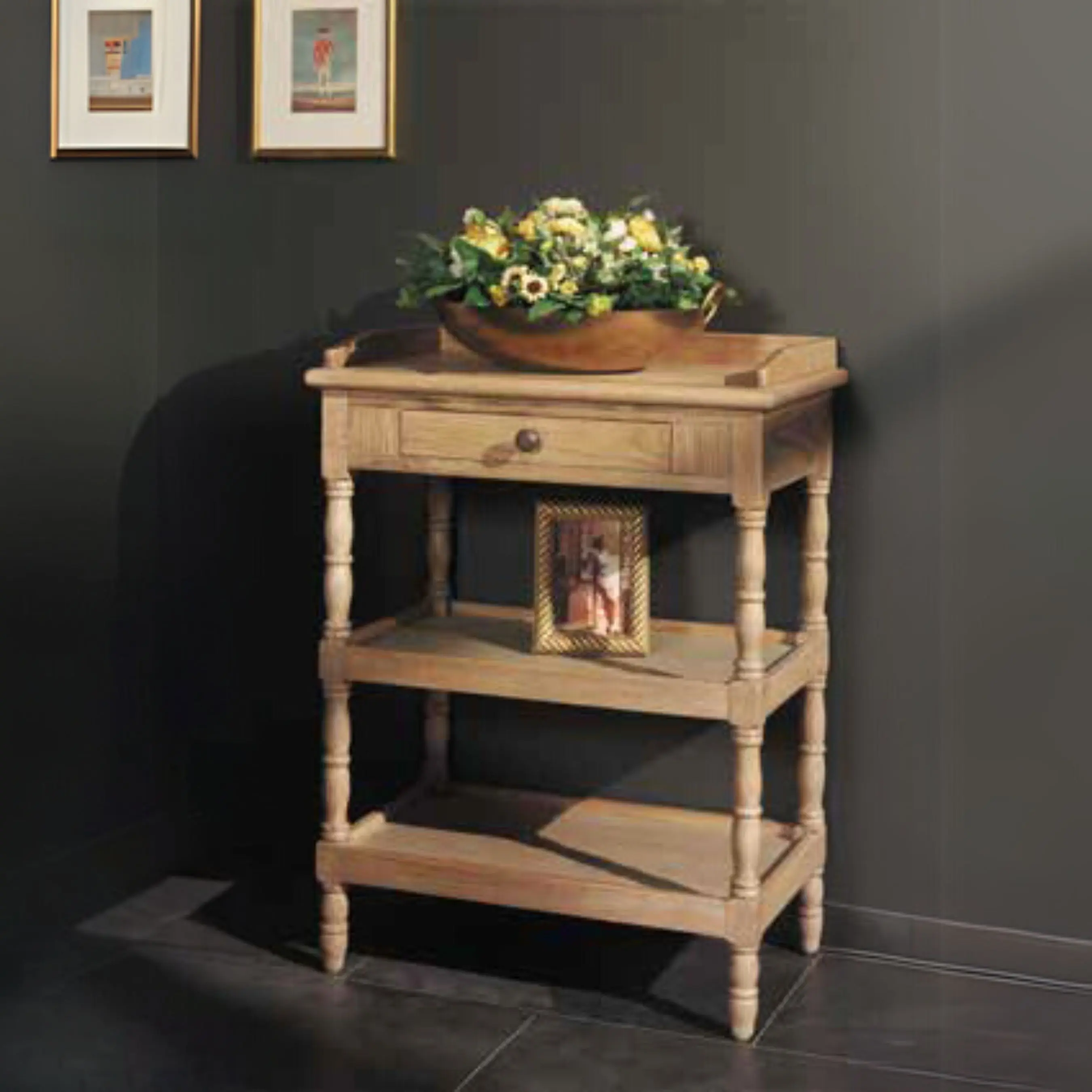 PURDUE 邊桌 橡木