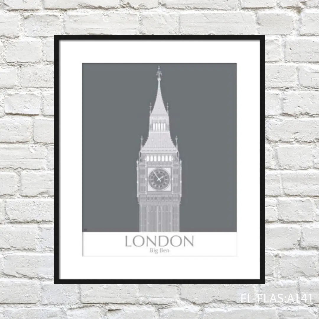 scimgoCvMjE FORTUNE  有框畫 LONDON 鐘樓