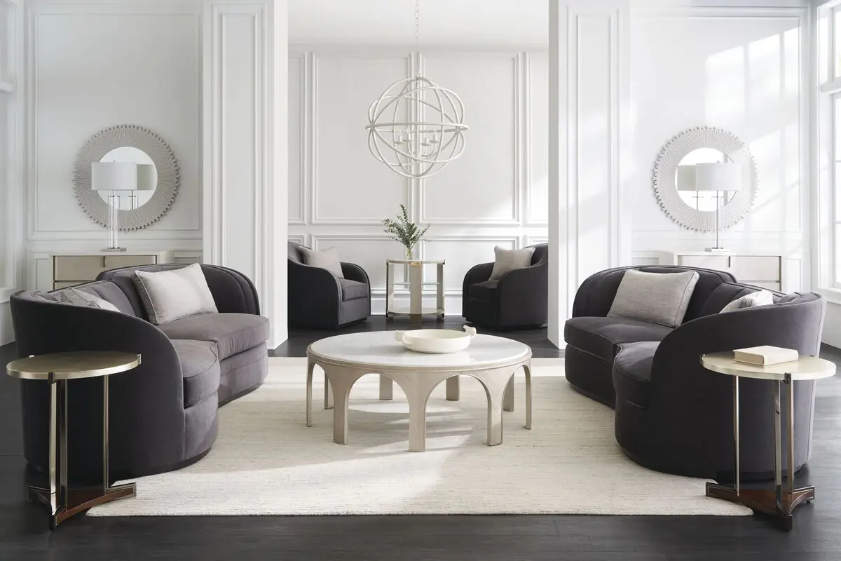 大茶几/咖啡桌 圓/古羅馬