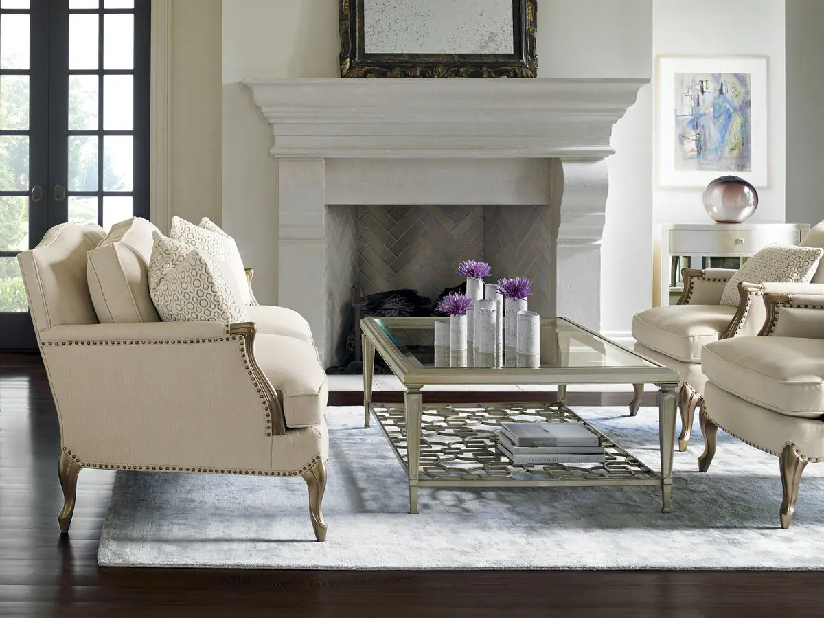 大茶几 -方形清玻