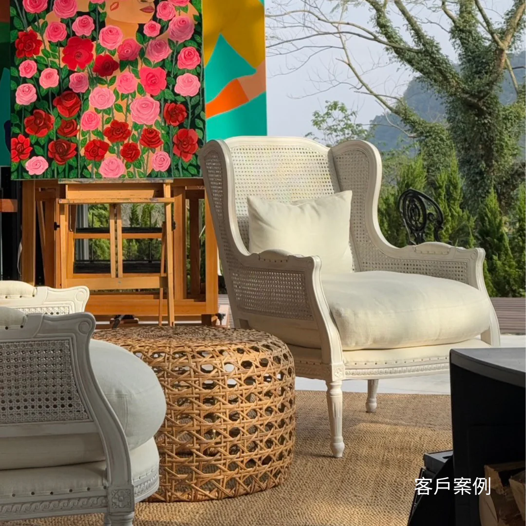 MANILA 籐椅凳  藤編茶几