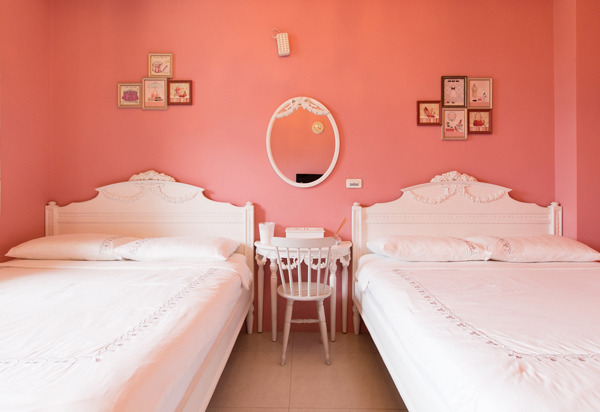 豐澤園projects-花蓮民宿，珊瑚橘,粉紅色