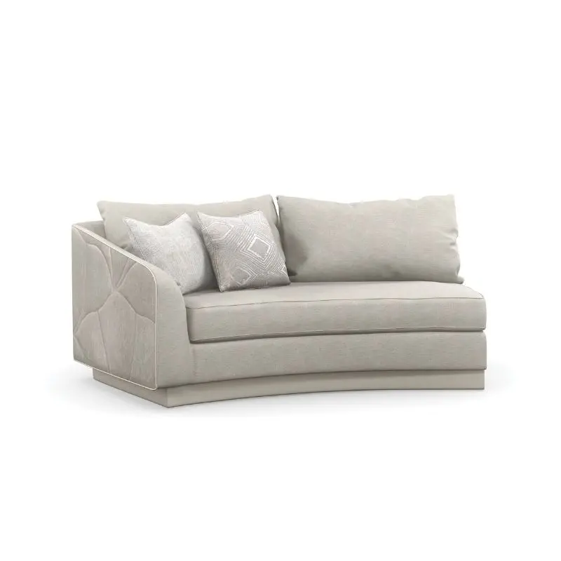 CARACOLE UPHOLSTERY FANCIFUL 左扶手雙人布沙發