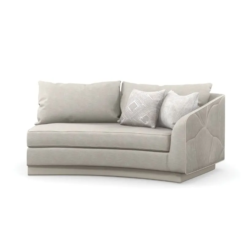 CARACOLE UPHOLSTERY FANCIFUL 右扶手雙人布沙發